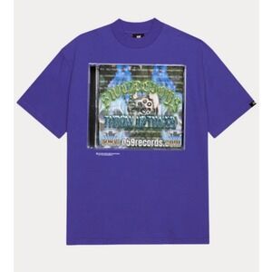 G59 Records Men's Royal Purple Jewel Case T-Shirt Size M NWT